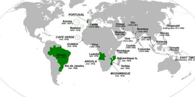 Mapa portugalskie imperium