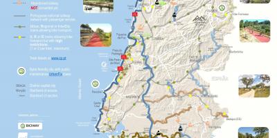 Mapa Portugalii Jazda Na Rowerze